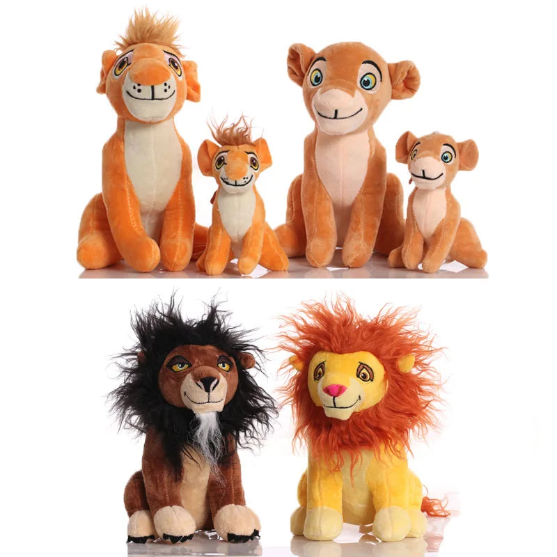 12CM 21CM The Lion King Plush Toys Cartoon Simba Nala Soft Stuffed Animals Dolls Anime Plushine Keychain Kids Festival Gift