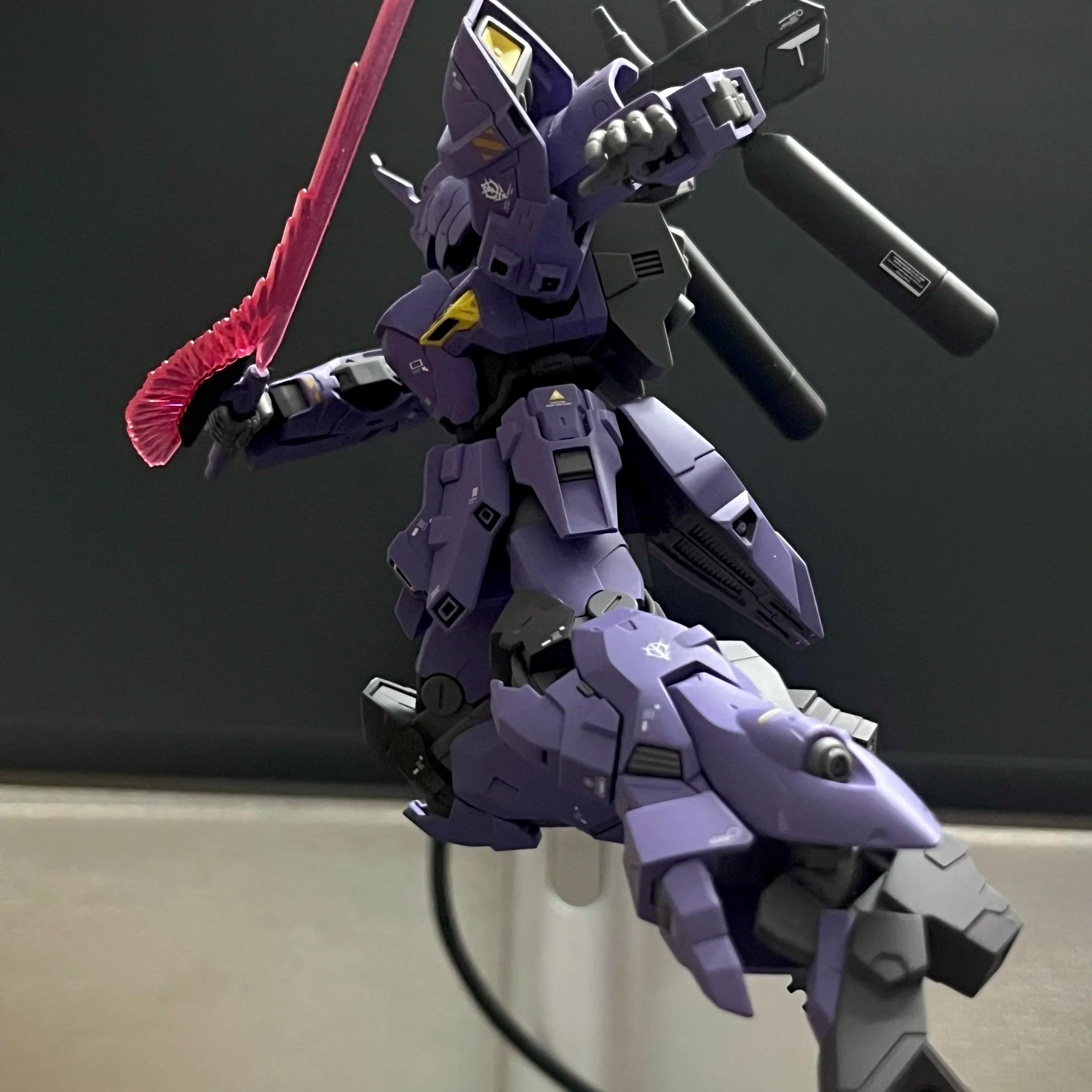 JUJIANG HG 1/144 AMS-123X Varguil Moon Fighter Action Figures Assembly Model Kit Anime Figure DIY Robot Toys Kids Birthday Gift