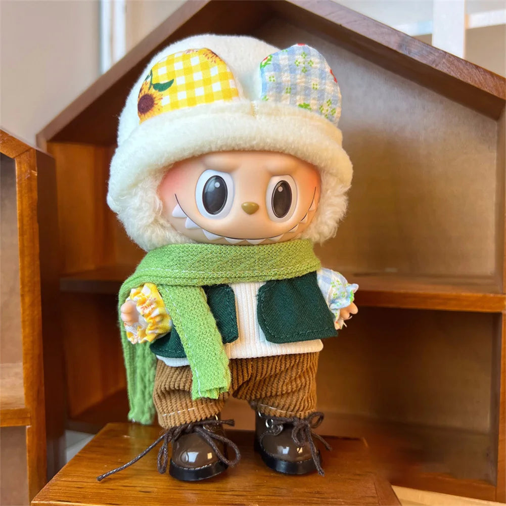 For 17cm Labubu Set High-Quality Clothes Set Multiple Styles Doll Accessories Labubu Clothes