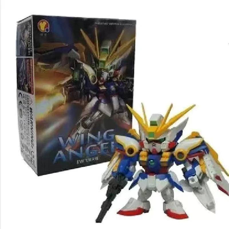 SD GUNDAM Animation Game Peripheral Toys SD UNICORN BANSHEE WING Assembly Toy Anime Figures Action Movable Model Collection