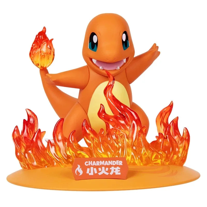 Pokemon Charmander Bulbasaur Squirtle Anime Action Figure Collect Model Ornaments Children's Toys Birthday Gift