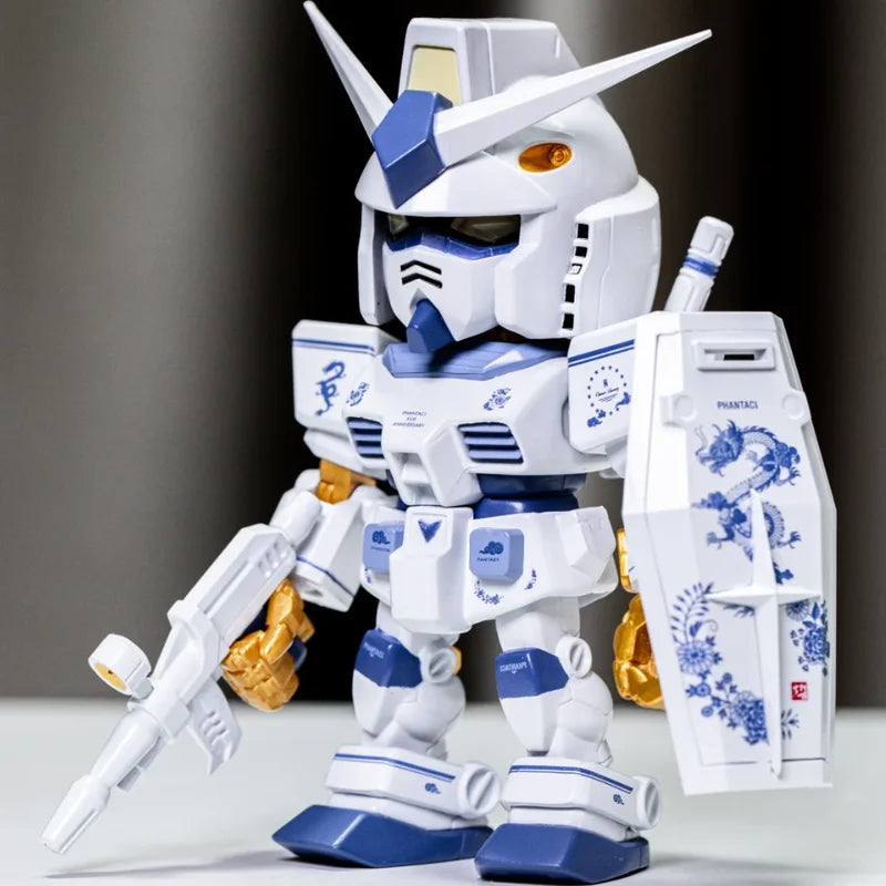 Jay Chou Phantaci Lm Series Figures Gundam Qmsv Movie Peripheral Robit Rx-78-2 Trendy Toy Desktop Model Cool Boy Birthday Gift