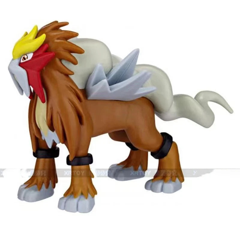 3 Style Pokemon Figures Three Sacred Suicune Entei Raikou Action Pvc Model Toy Anime Figure Toys for Kids
