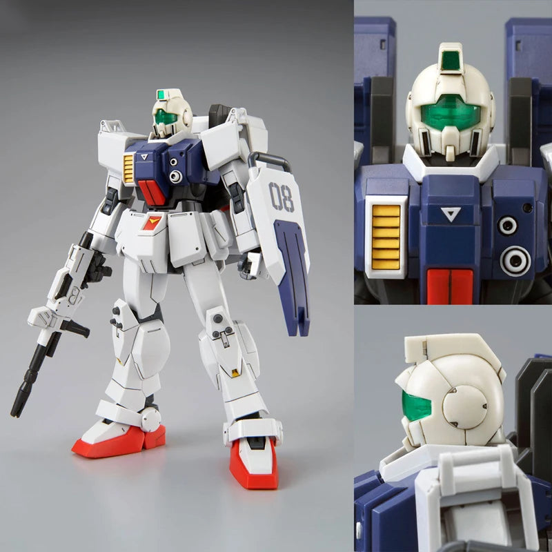 BANDAI Original GUNDAM PB HGUC 1/144 RX-79(G) GUNDAM GROUND TYPE Anime Action Figure Assembly Model Toys Model Ornaments Gifts