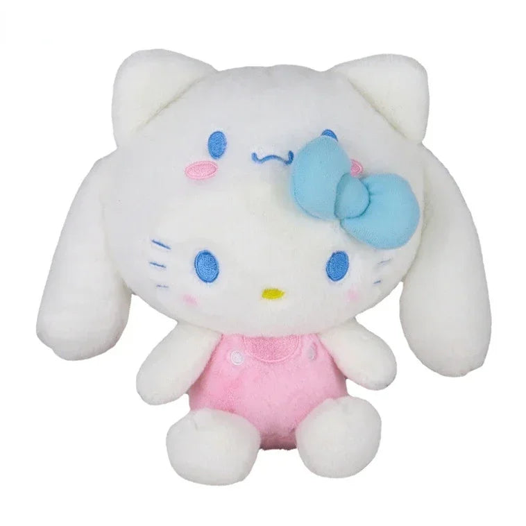 Sanrio Kuromi Cinnamoroll Melody Plush Toy Doll Anime Kawaii Doll Pendant Collection Children's Birthday Festival Gift