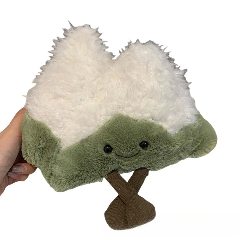 Jellycat with tags Fun Alpine Snow Mountain Cute Plush Toy High Peak Cute Soft Soothing Doll Gift Stuffed Doll Holiday Gift