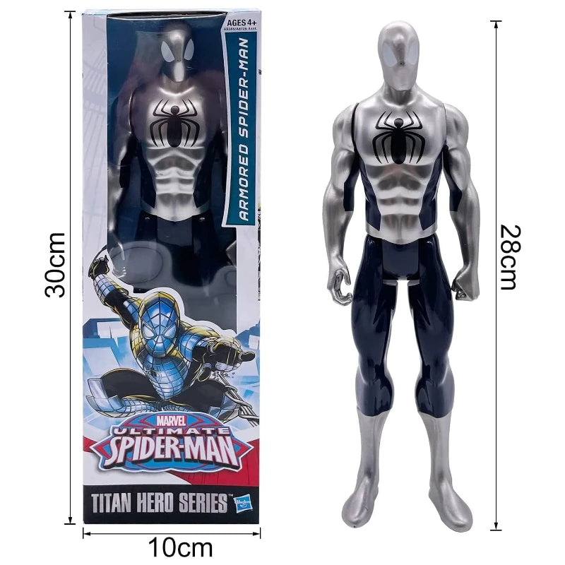 Hasbro Marvel Legends The Avengers Titan Hero Series Ultimate Armored Spiderman 28CM Action Figure Collectible Model Toy