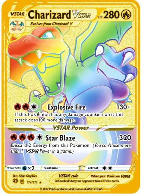 English Metal Pokemon Cards DIY Arceus Pikachu   Mewtwo Shiny Iron  GX Vmax EX Game Kids Collection Card Toy Gift pokemon card