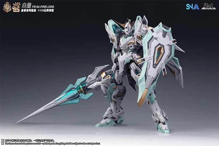 SNAA MG 1/100 Firelord YR-04 Particle Awakening Assembly Model Kit Action Figures Plastic Model Toy Customized