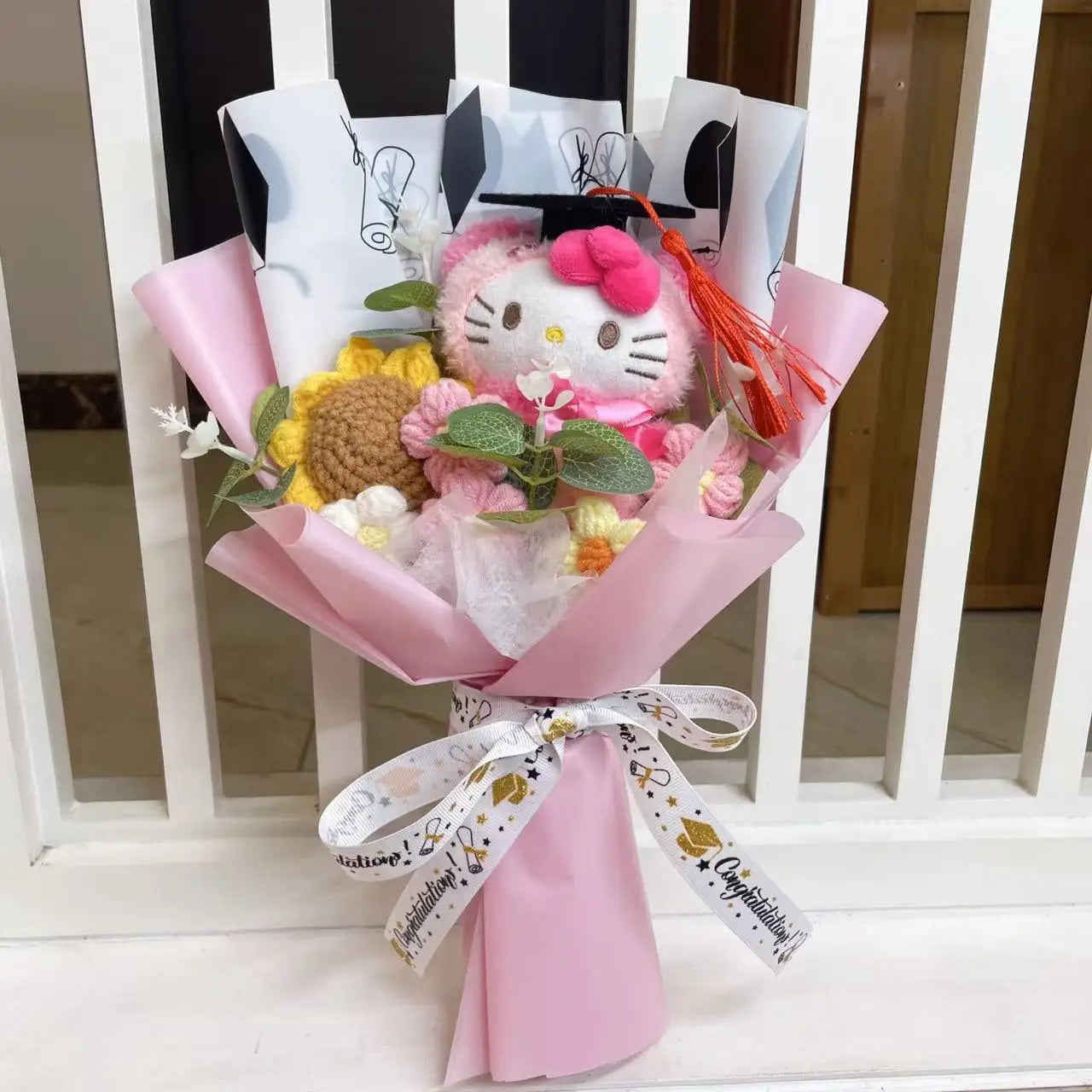 Cartoon Anime Series Plush Kids Toys Graduation Bouquet Children's Day Valentine's Day  Birthday Christmas Graduation Gifts
