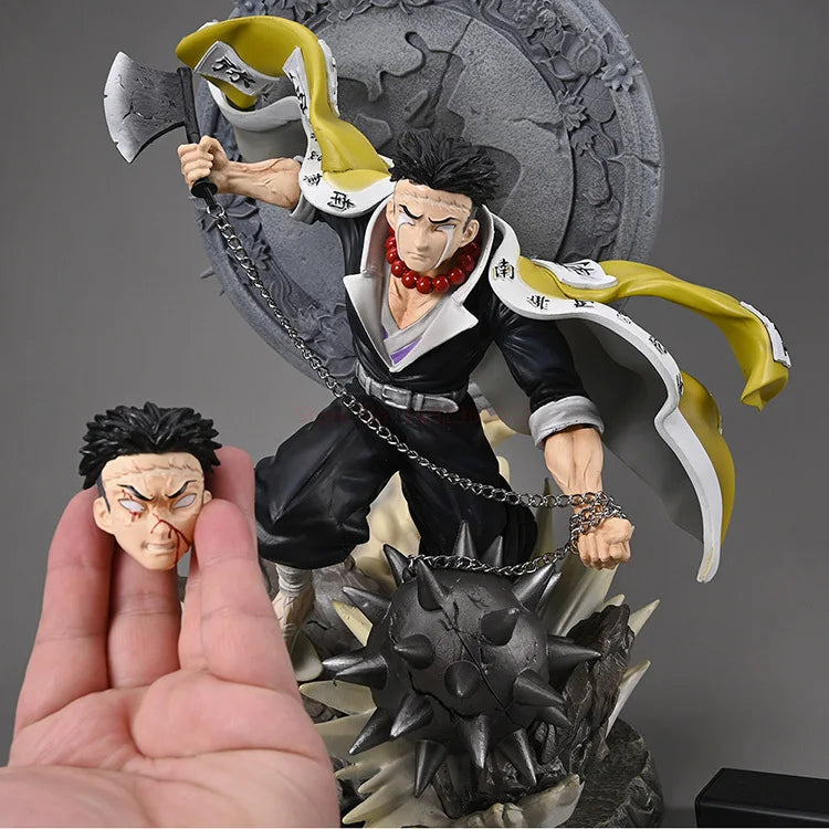 41cm Demon Slayer Himejima Gyomei Anime Figure Pvc Model Gk Large Statue Boys Collection Desktop Decoration Ornament Toys Gifts