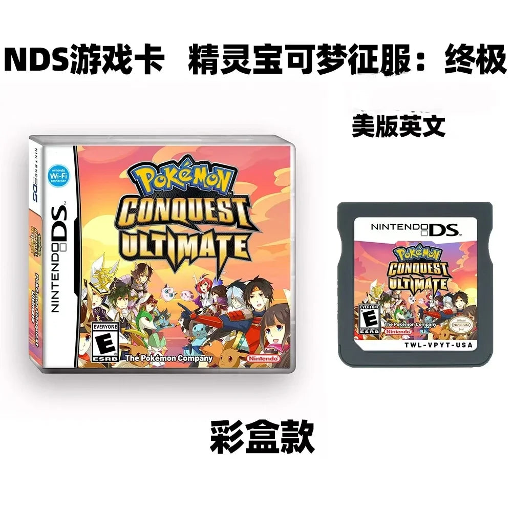 Pokemon Nds Moemon Black 2&White 2 Us Version English Video Game Console Card Easy And Challenge Mode Unlocked National Dex Gift
