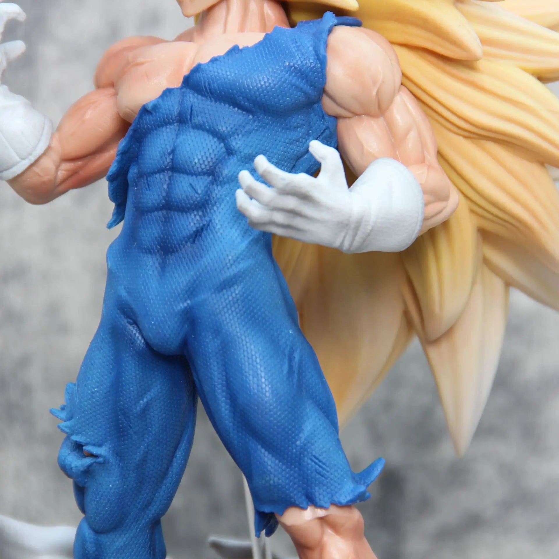 38cm Dragon Ball Anime Figure Super Saiyan Qilin Vegeta Qilin Wukong Figure  PVC Model Collection Toys friend birthday present