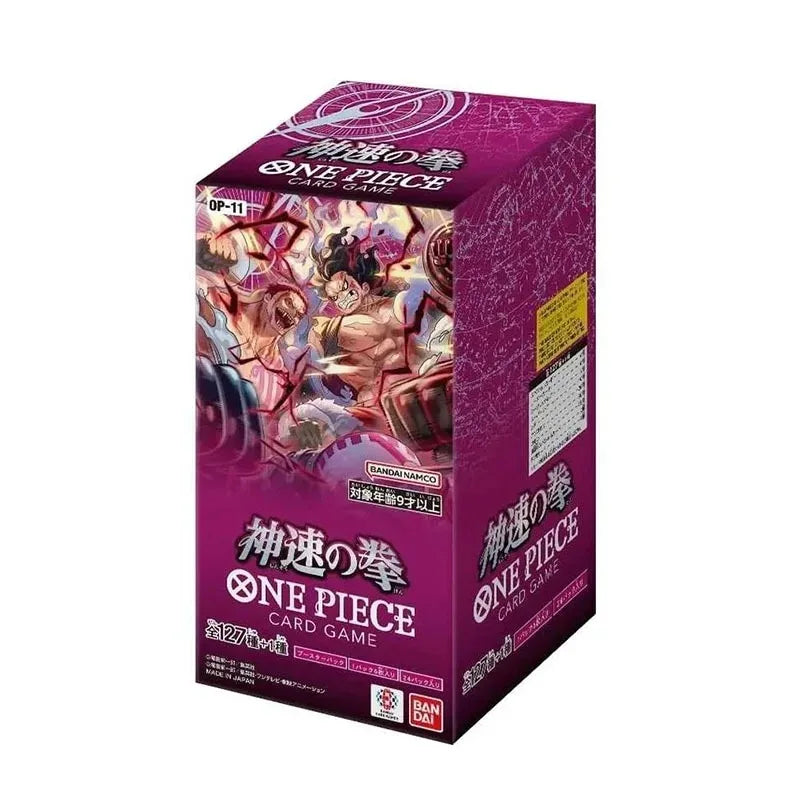 In Stock Bandai Original Anime Booster Box One Piece OP09 OP10 OP11 Awakening of The New Era Tcg Collection Card Child Toy Gifts