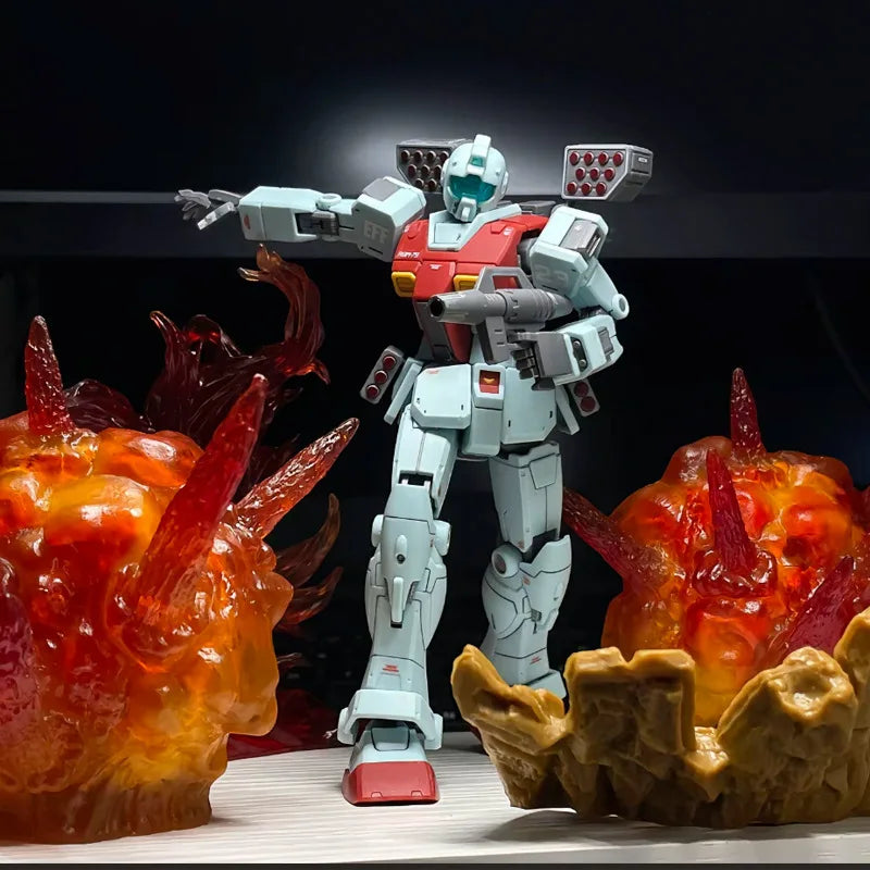 Gaoke GTO HG 1/144 RGM-79 GM Moroccan Assembly Model Kit Collection Figure Anime Robot Toy Ornament Desktop Decorations Gift