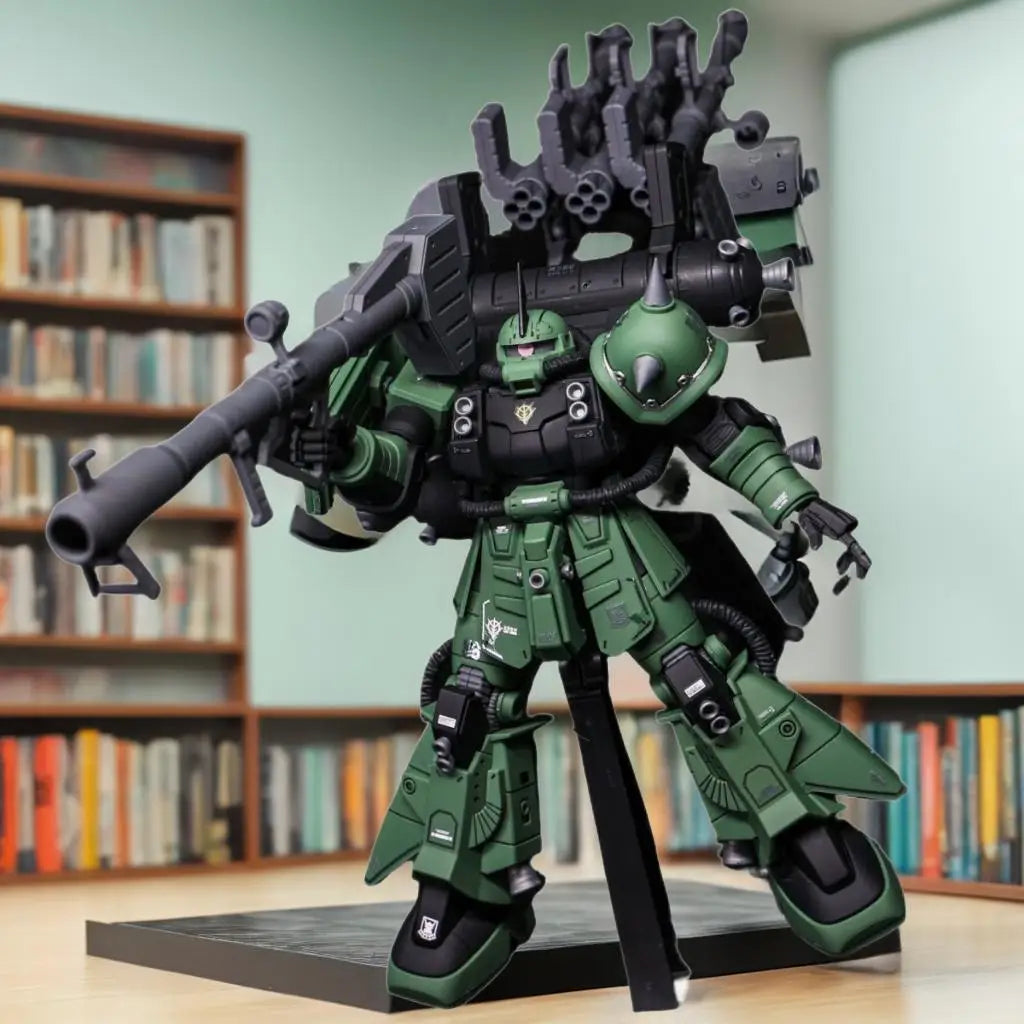 Weimei HG 1/144 Psycho Zaku MS-06R Assembly Model Kit Green Zaku Cannon Ver Thunder Aegis High Mobility Robot Plastic Toys Gift