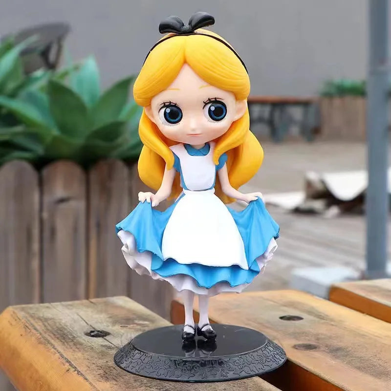 16cm Disney Alice in Wonderland Action Figure Anime Decoration PVC Collection Figurine Toy Model for kid girl gift