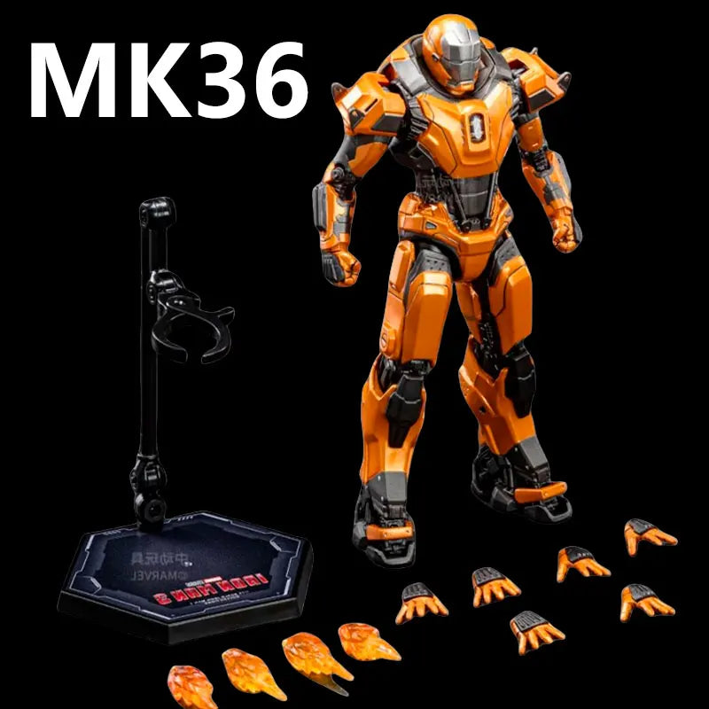 ZD Original Iron Man Legends Mk42 War Machine MK1 MK2 MK3 MK4 MK5 MK6 MK7 Spider Man Avengers Infinity War Action Figure