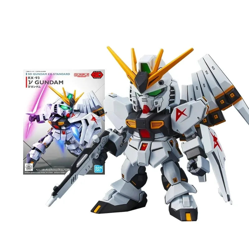 Bandai SD Gundam EX Standard Nu Gundam Gundam Model Kit Assembly/Assembly Premium Collection
