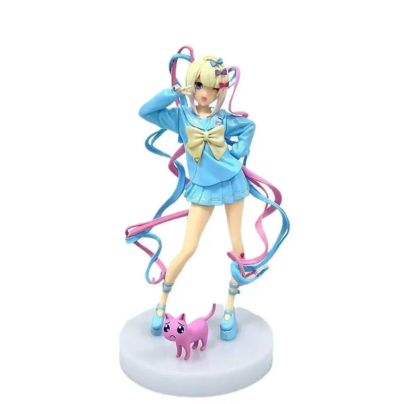 Needy Girl Overdose Anime Figure Pop Up Parade KAngel Action Figures Virtual Uploader PVC Collection Model Ornaments Toys