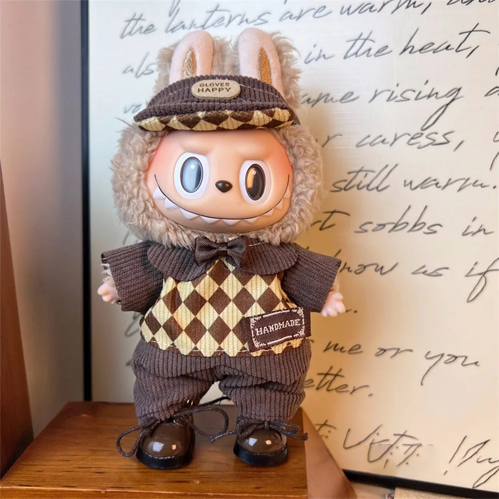 For 17cm Labubu Set High-Quality Clothes Set Multiple Styles Doll Accessories Labubu Clothes