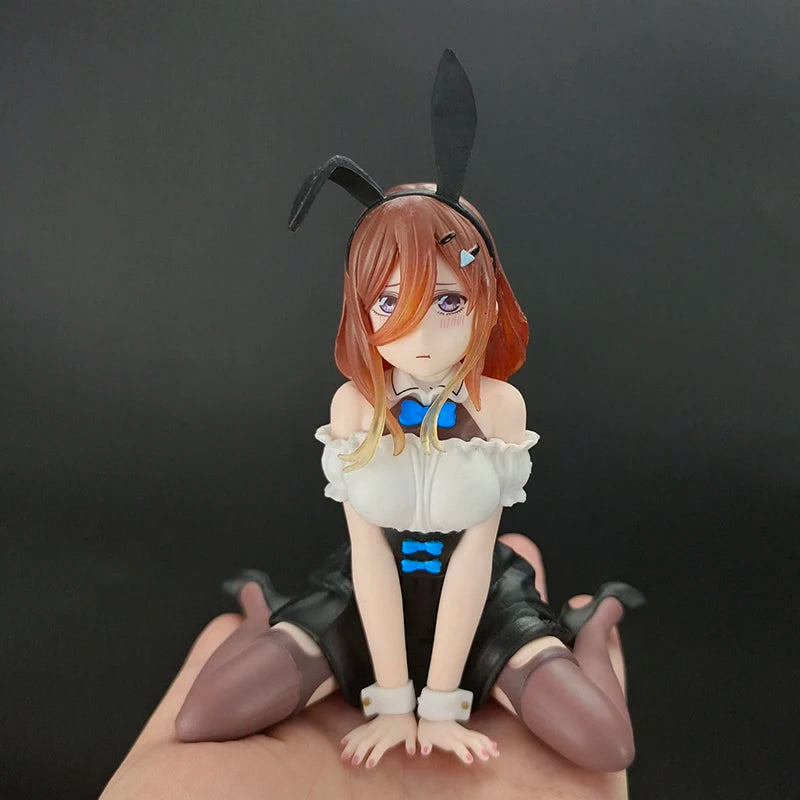 10cm Yotsuba Anime Cute Nakano Nino Figurine The Quintessential Quintuplets Figure Cat Nakano Miku Figure PVC Collection Toys