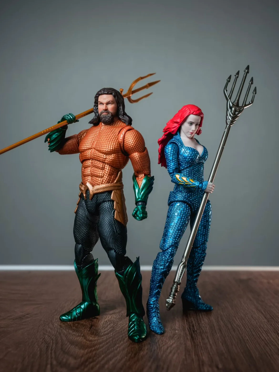 Original Fondjoy 1/9 Aquaman Mera Figure Justice League Figures Aquaman And The Lost Kingdom Figure Pvc Model Joint Movable Toy