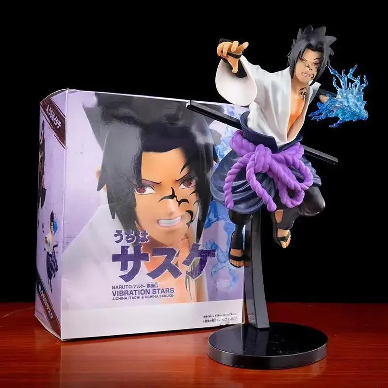 Bandai 20cm Naruto Anime Sasuke Figure Action Figures UchihaCartoon Toys PVC Modle Gift Kids Children Toys Doll Naruto Figurine