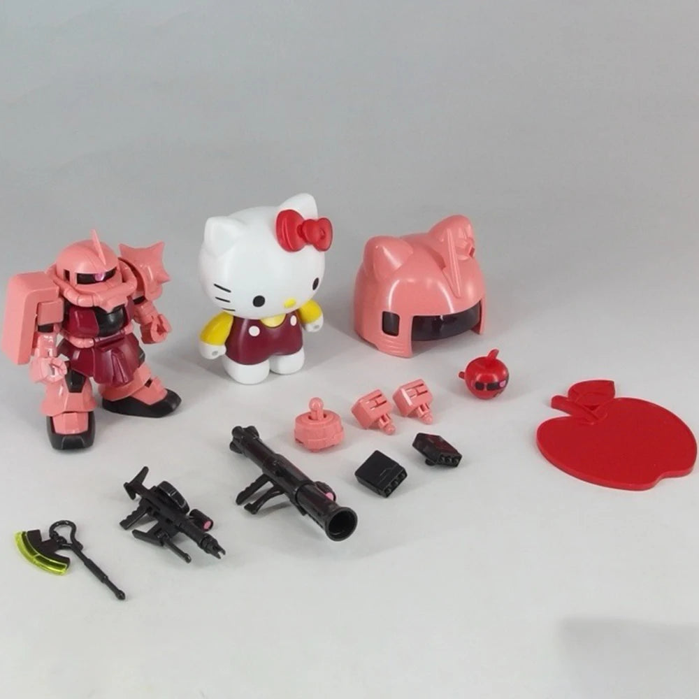 New Kt Ms-05 Zakuii Sd Anime Figures Sdcs Assembly Model Statue Action Figure Doll Collection Decor For Kids Toys Gifts