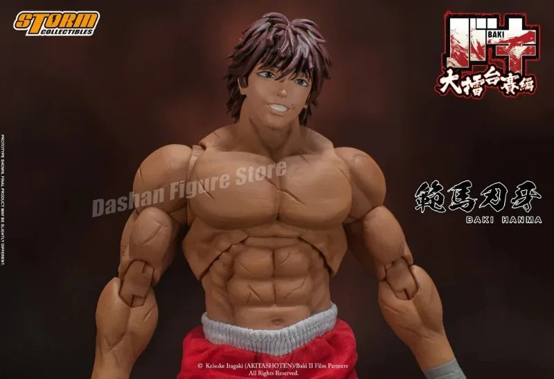 17cm Ko St Storm Toys Baki Hanma Action Figure Fighting Anime BAKl Kibk Son Of Ogre Figurine Collectible Model Dolls Toy Gifts
