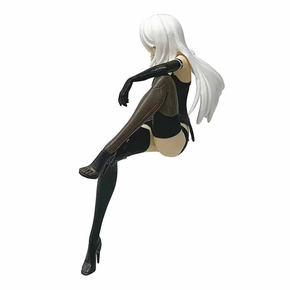 15Cm Anime  Nier:automata Ver1.1A 2B Yorha No. 2 Type B Premium Chokonose Figure PVC Model Collectible Toys