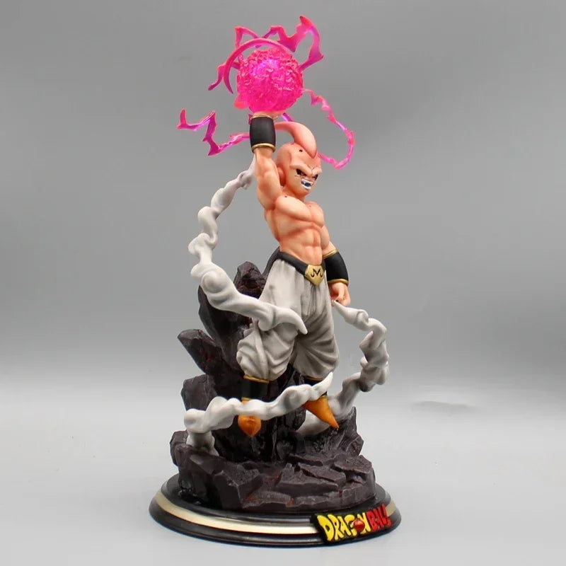 25cm Dragon Ball Z Majin Buu Junsui Anime Figures Gk Figurine Dbz Model Statue Pvc Toys Decoration Desktop Collectible Room Gift