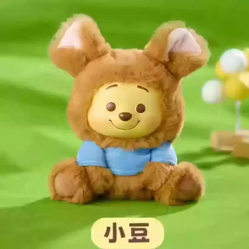 Miniso Disney Pooh Bear Pendant Blind Box Series Naughty Party Vinyl Children'S Toy Cute Model Birthday Gift Ornament Collect