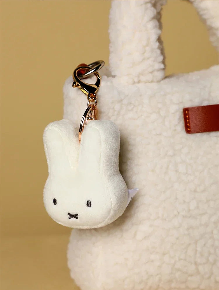 Kawaii Miffy Boris Plush Keychain Hanging Doll Toy Pendant Cute Toy Decorated Gift