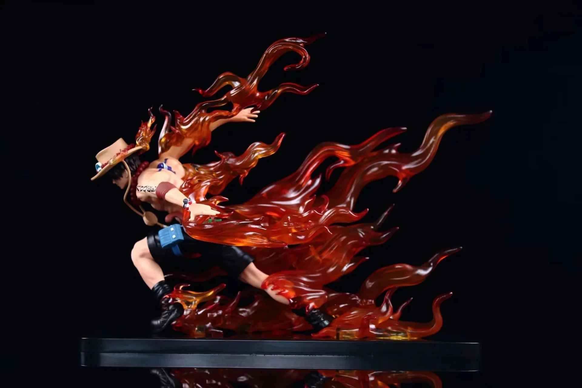 27cm Anime One Piece Portgas D Ace Drifting Ver. GK PVC Action Figure Game Statue Collection Model Kids Toys Doll Gifts