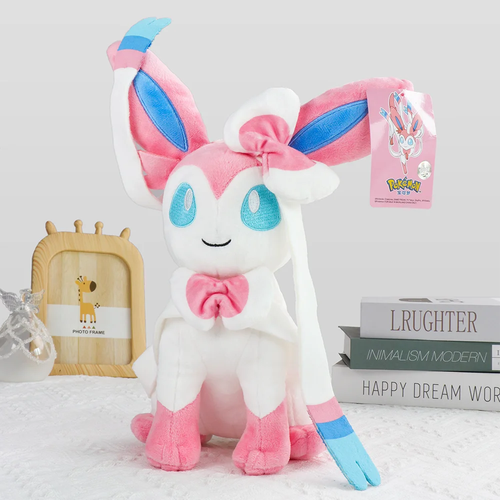 POKEMON Big Size Eevee Umbreon Sylveon Leafeon Espeon Glaceon Plush Toy Anime Stuff Doll Collection Kawaii Gift for Kid