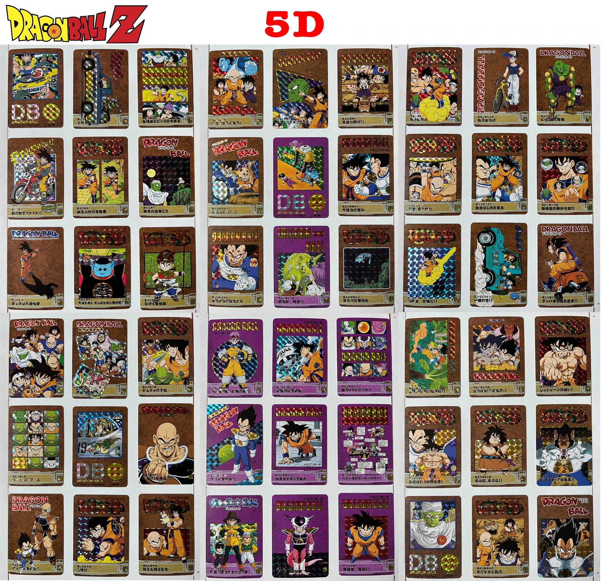 Anime Dragon Ball DIY ACG Tabletop Battle Game Laser Cards Android 18 Piccolo Toys for boys Collectible Cards Birthday Present