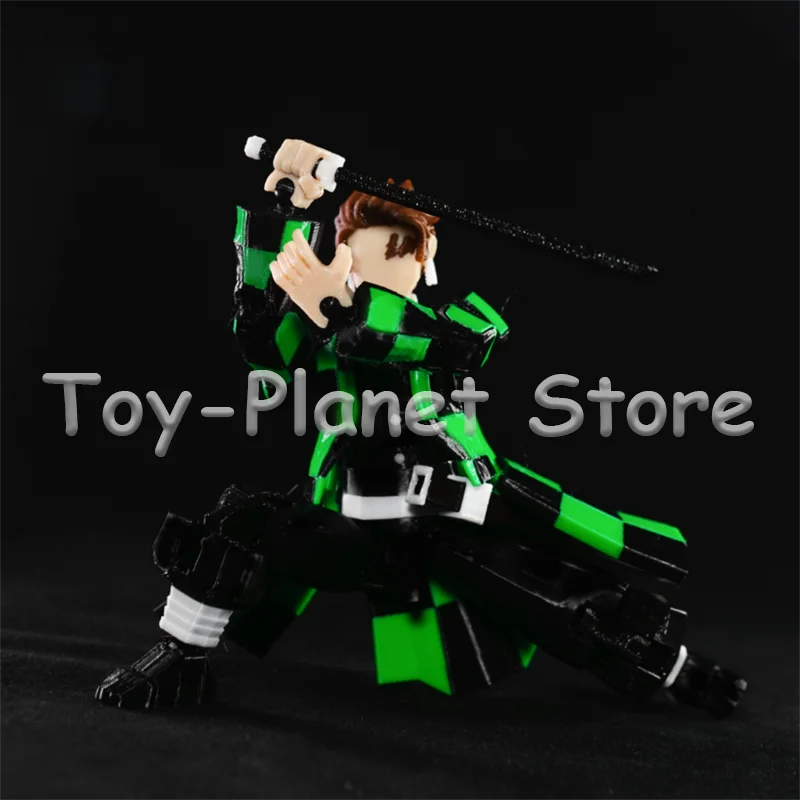 In Stock 3d Printed Demon Slayer Kamado Dummy 13 Tanjirou Multi-Jointed Shapeshift Action Figures Mannequin Custom Gifts Toys