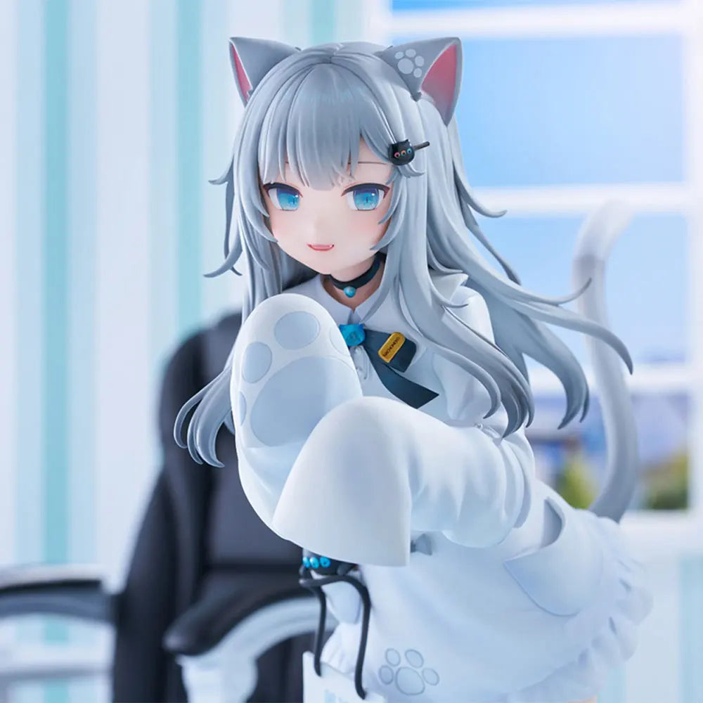 22CM Anime Nachoneko Figure Stand Animation Model Toys Gifts Collection Desktop Decoration PVC kawayi Girl Action Figures Pvc