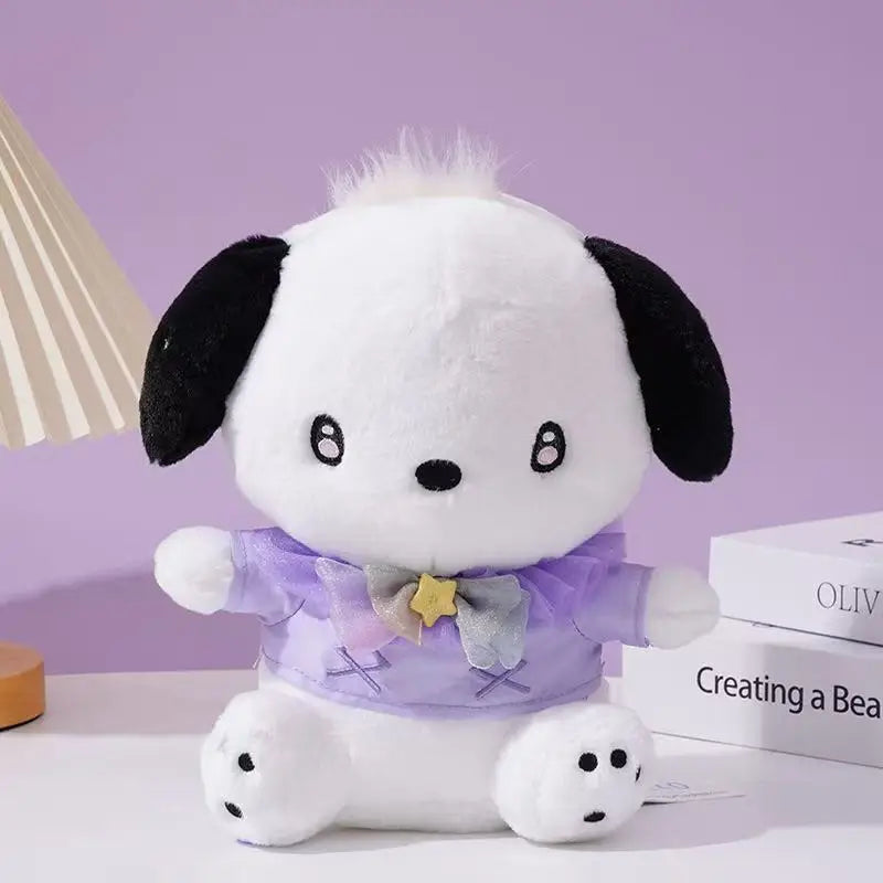 New style 20CM Kuromi Hello Kitty Melody Cinnamorol Pochacco Plush Toys Soft tuffed Animals Christmas Birthday Christmas Gifts