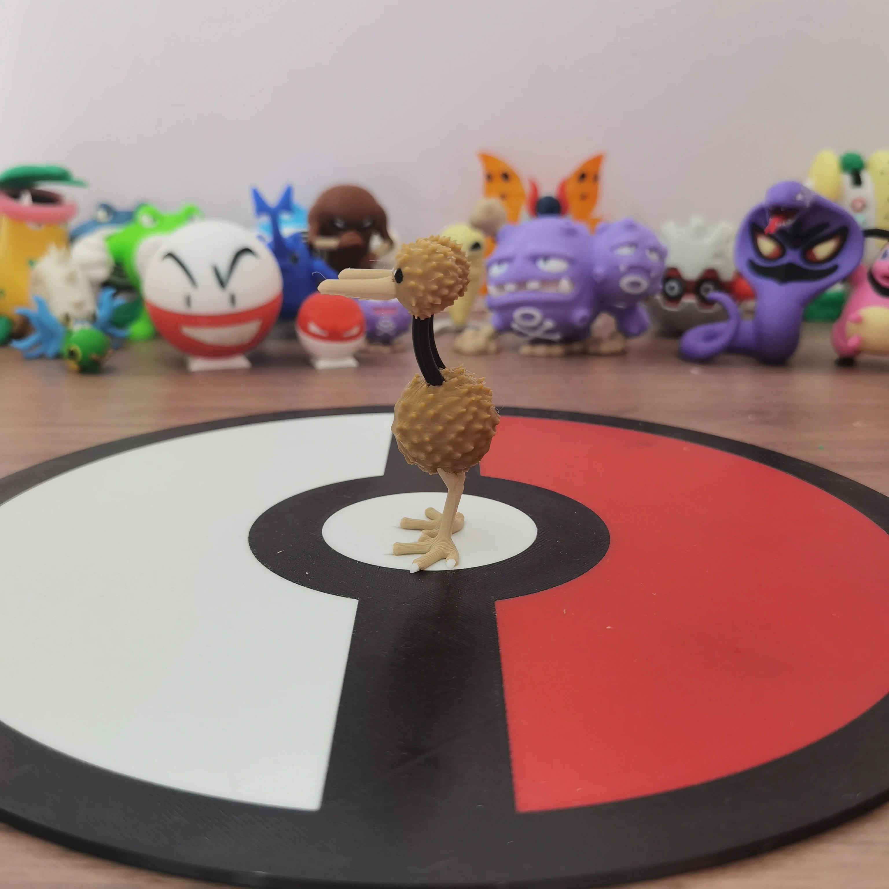 Pokemon Anime Figures Dodrio Doduo Proportion World 1:20 Diy 3d Printing Kawaii Cartoon Character Desktop Model Kids Toys Gifts