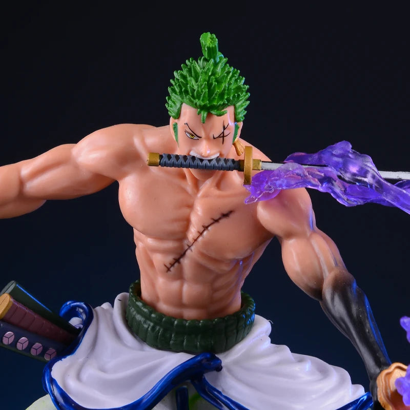 20cm One Piece Anime Figure GK Roronoa Zoro Action Figure PVC Collection Cartoon Model Doll Gift Toys Decoration