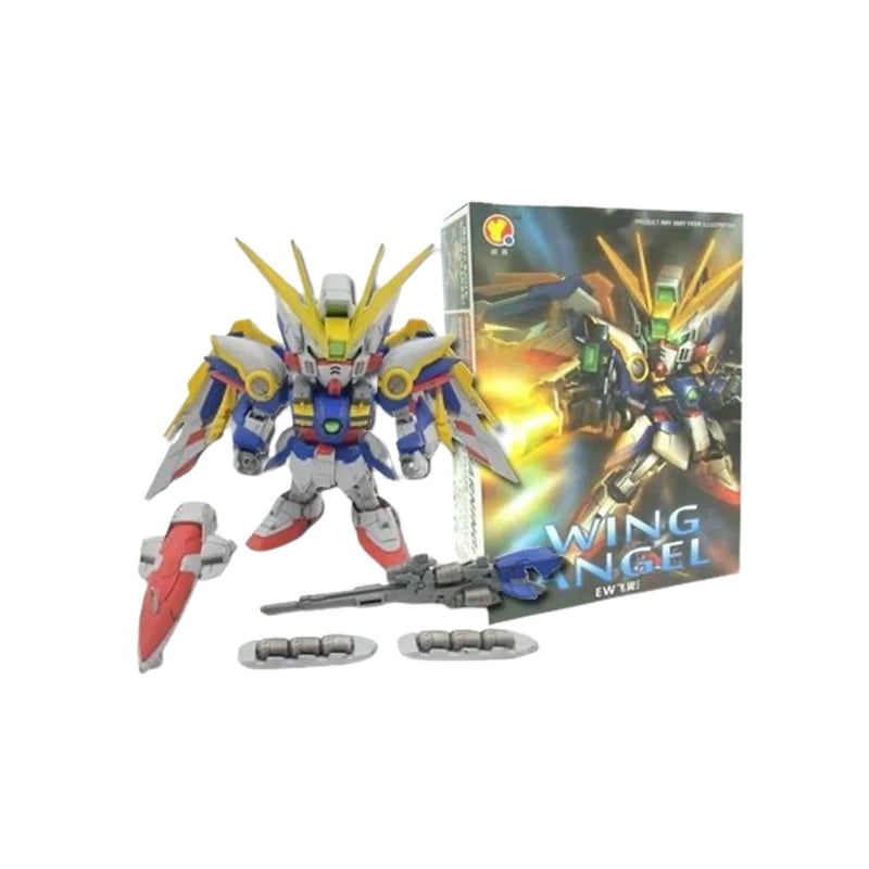SD GUNDAM Animation Game Peripheral Toys SD UNICORN BANSHEE WING Assembly Toy Anime Figures Action Movable Model Collection