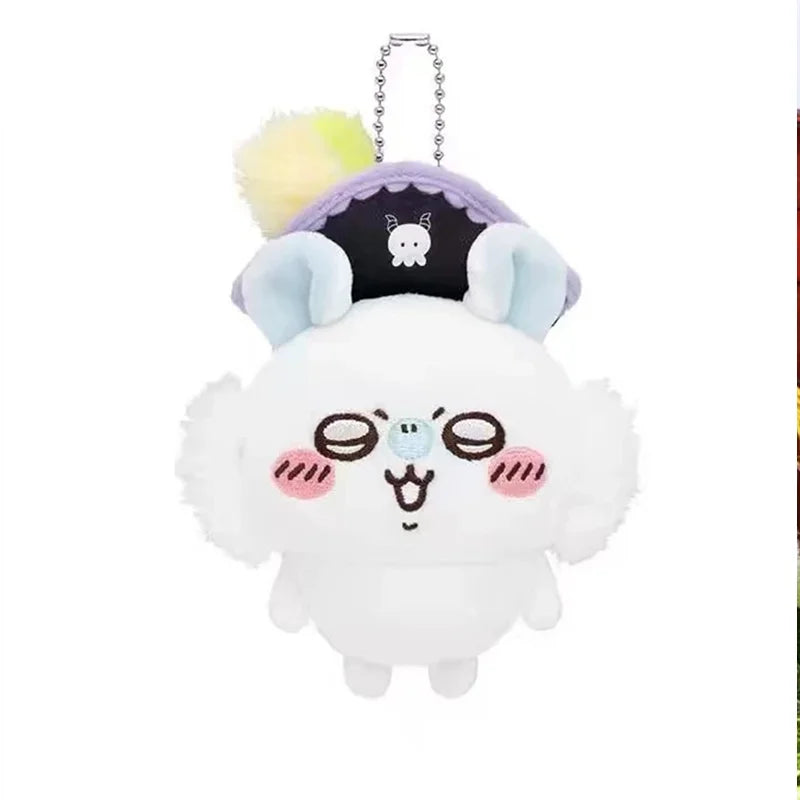 Kawaii Chiikawa Hachiware Plush Toy Usagi Cute Anime Pirate Series Girl Cartoon Backpack Pendant Doll Girl Holiday Gift