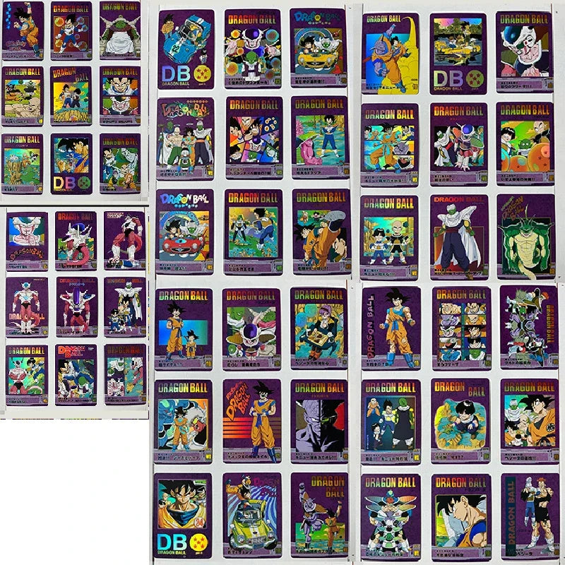Dragon Ball Super Son Goku Bulma Krillin Frieza DIY Homemade Bronzing Game Toys Collection Card Christmas Birthday Gift