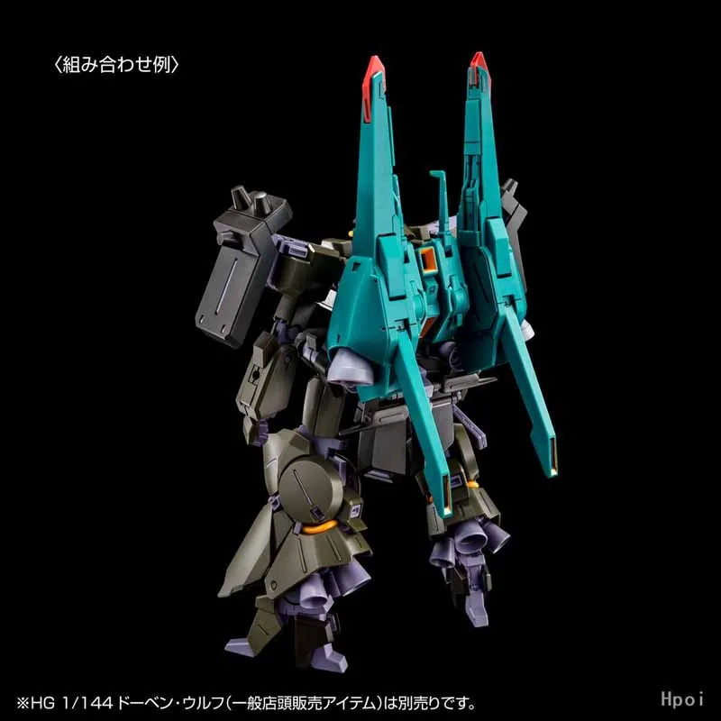 Bandai Original MODEL KIT GUNDAM HG REBEN-WOLF Anime Action Figure Assembly Model Toys  Model Gifts for Boys Foam Box Packing
