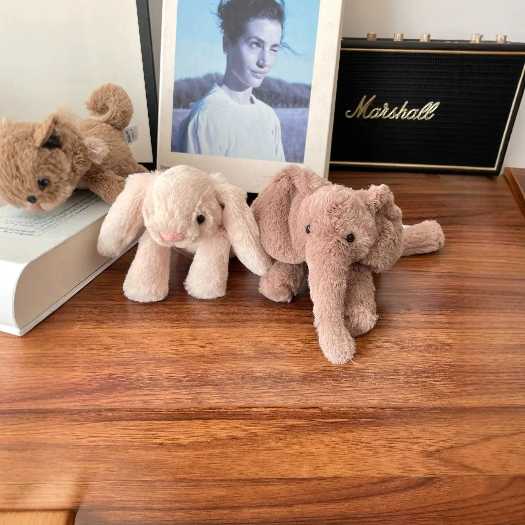Jellycat with tags New Smacky Elephant Bear Rabbit Monkey Fox Cute Plush Toy Doll Soothing Doll Gift Stuffed Toy Holiday Gift