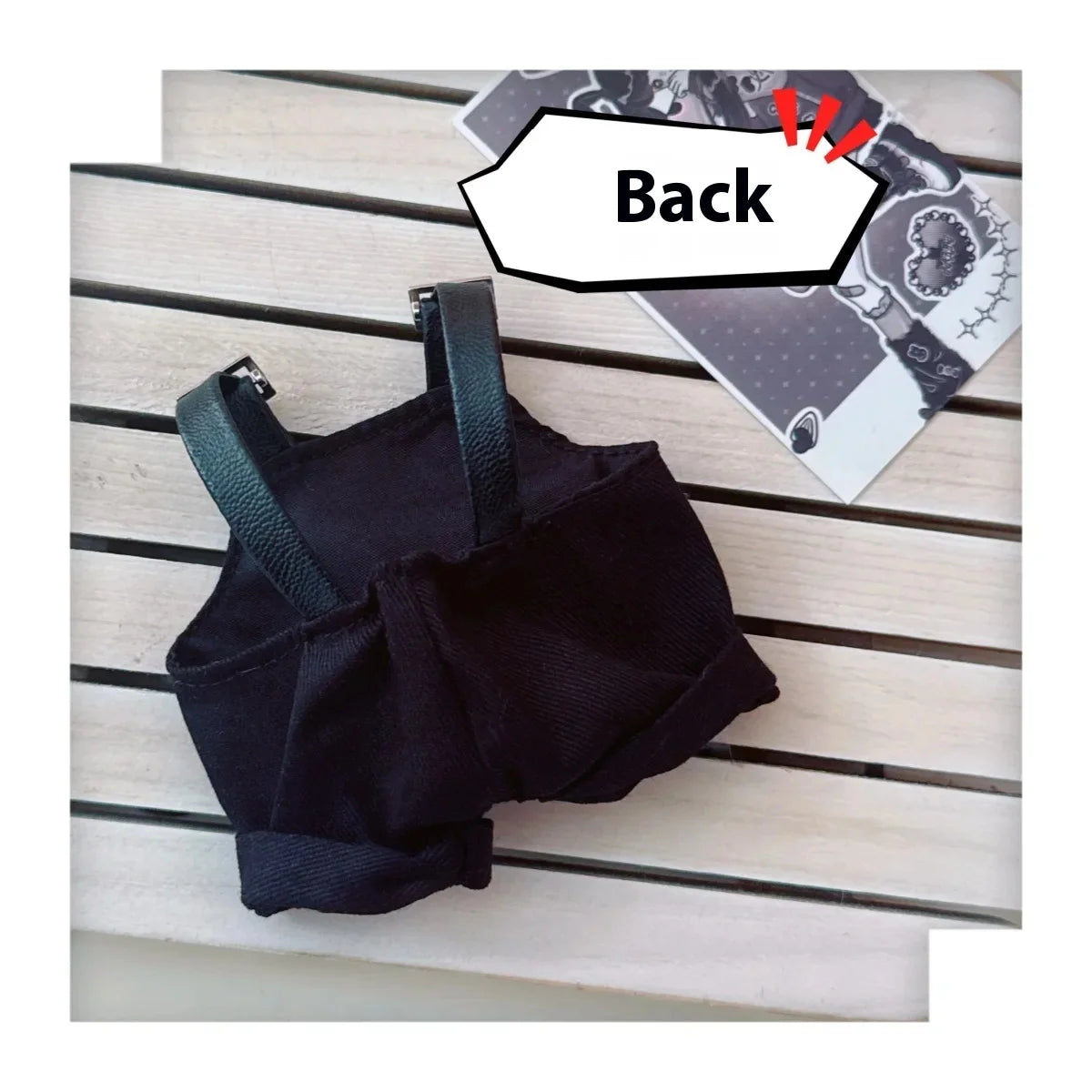 The first and second generations of Labubu only sell 17cm seated party clothes accessories inverted triangle workwear fashion (No Doll)