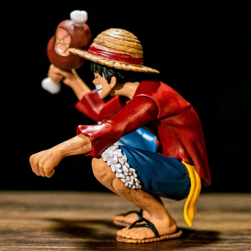 15cm One Piece Anime Figures Straw Hat Monkey D Luffy Action Figure Model Pvc Statue Doll Statue Model Collection Toys Gift