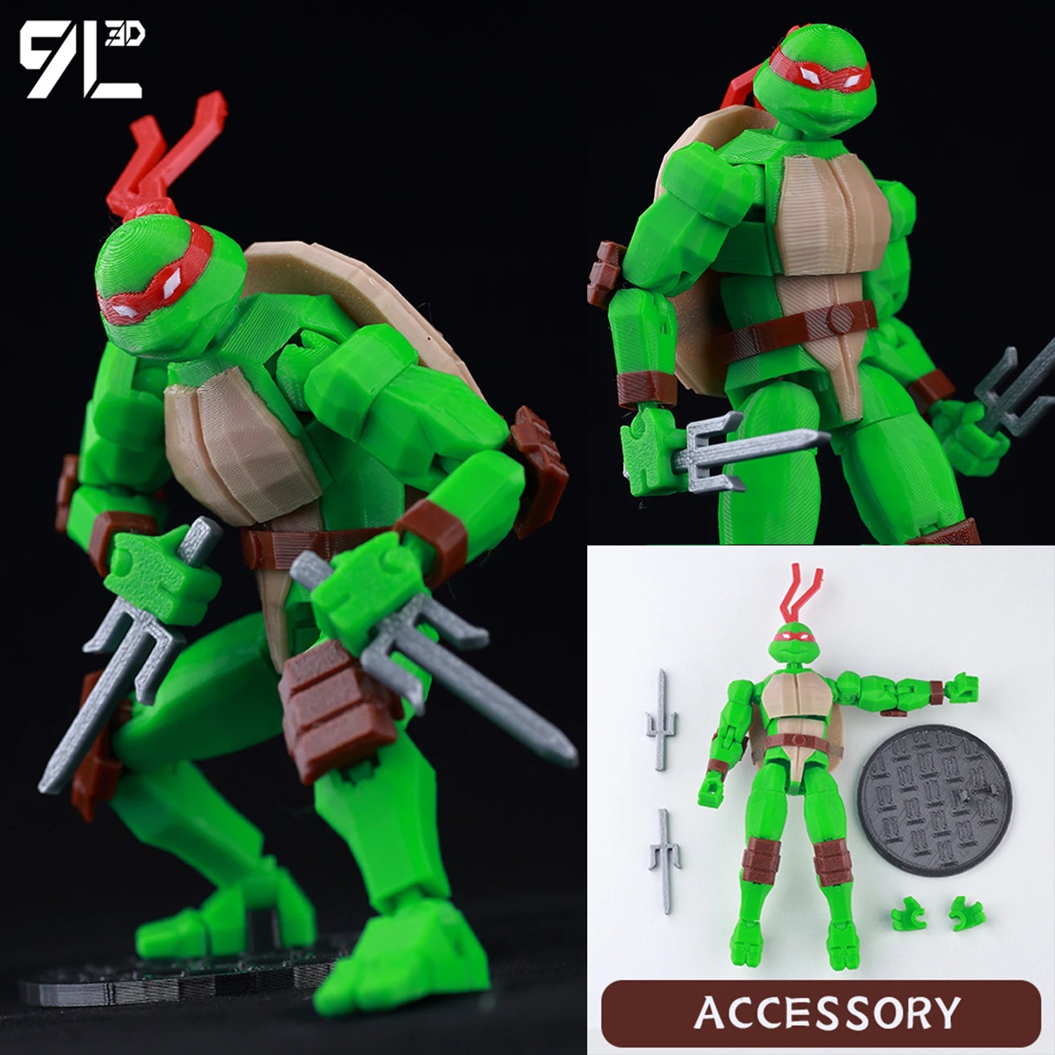 VIP-Dropshipping 9L3D Printed Anime Characters Lucky Dummy 13 Action Figures Multi-Jointed Movable Shapeshift Mannequin Toys